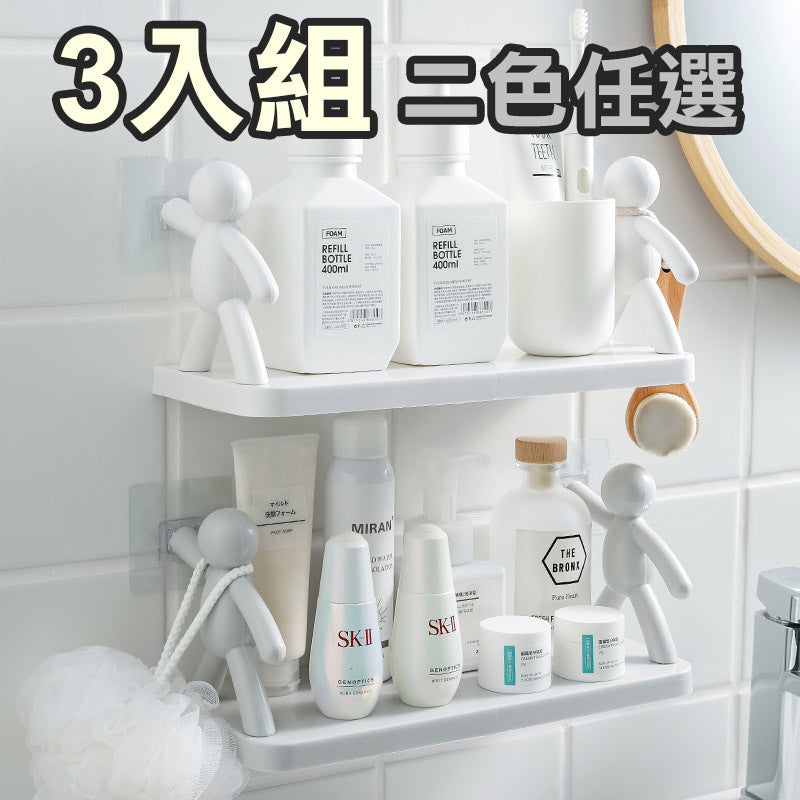 人偶壁掛置物架