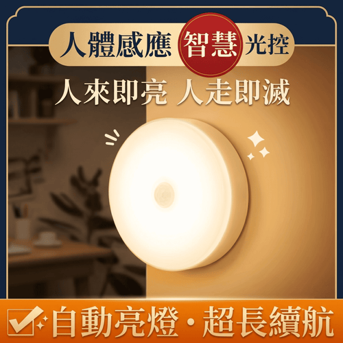 LED智慧人體感應小夜燈