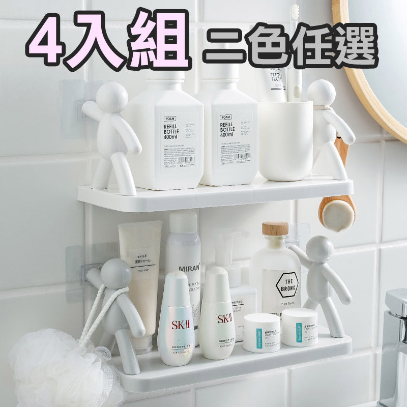 人偶壁掛置物架