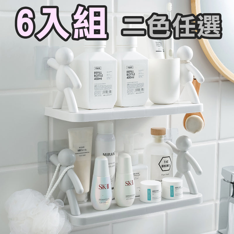 人偶壁掛置物架